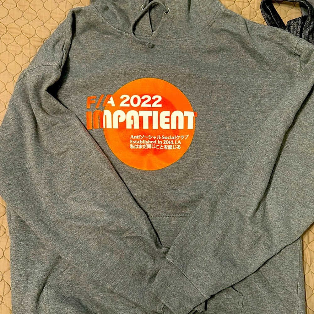 Anti Social Social Club F/W 22 Hoodie Size XL